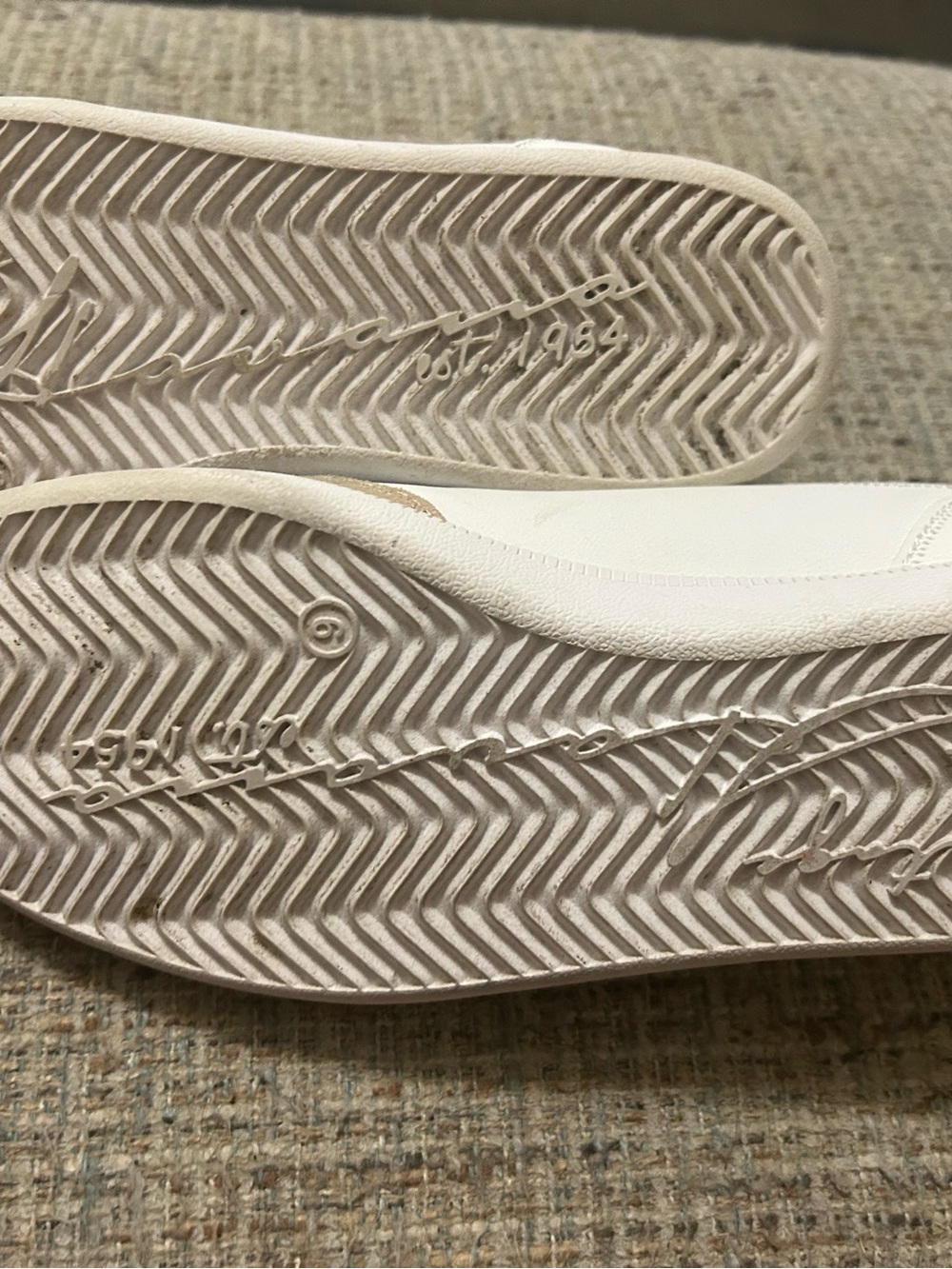 Vintage Havana Women’s White Leather Sneakers - Picture 4 of 4